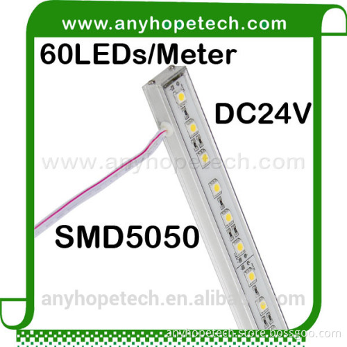 Adjustable 14.4W 60LEDs 5050smd rigid strip led
